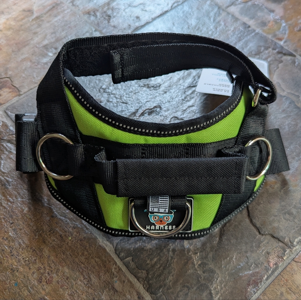 nwt JOYRIDE luxe harness dog walk M